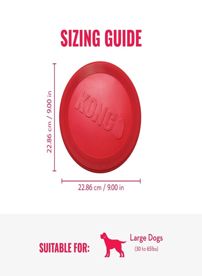 KONG Goodie Bone & Flyer - Dog Toys to Enrich Playtime - Dog Bone & Soft Throwing Disc Support Mental Engagement - Rubber Bone for Treats - Rubber Flying Disc with Dynamic Rebound - for Large Dogs - Image 2